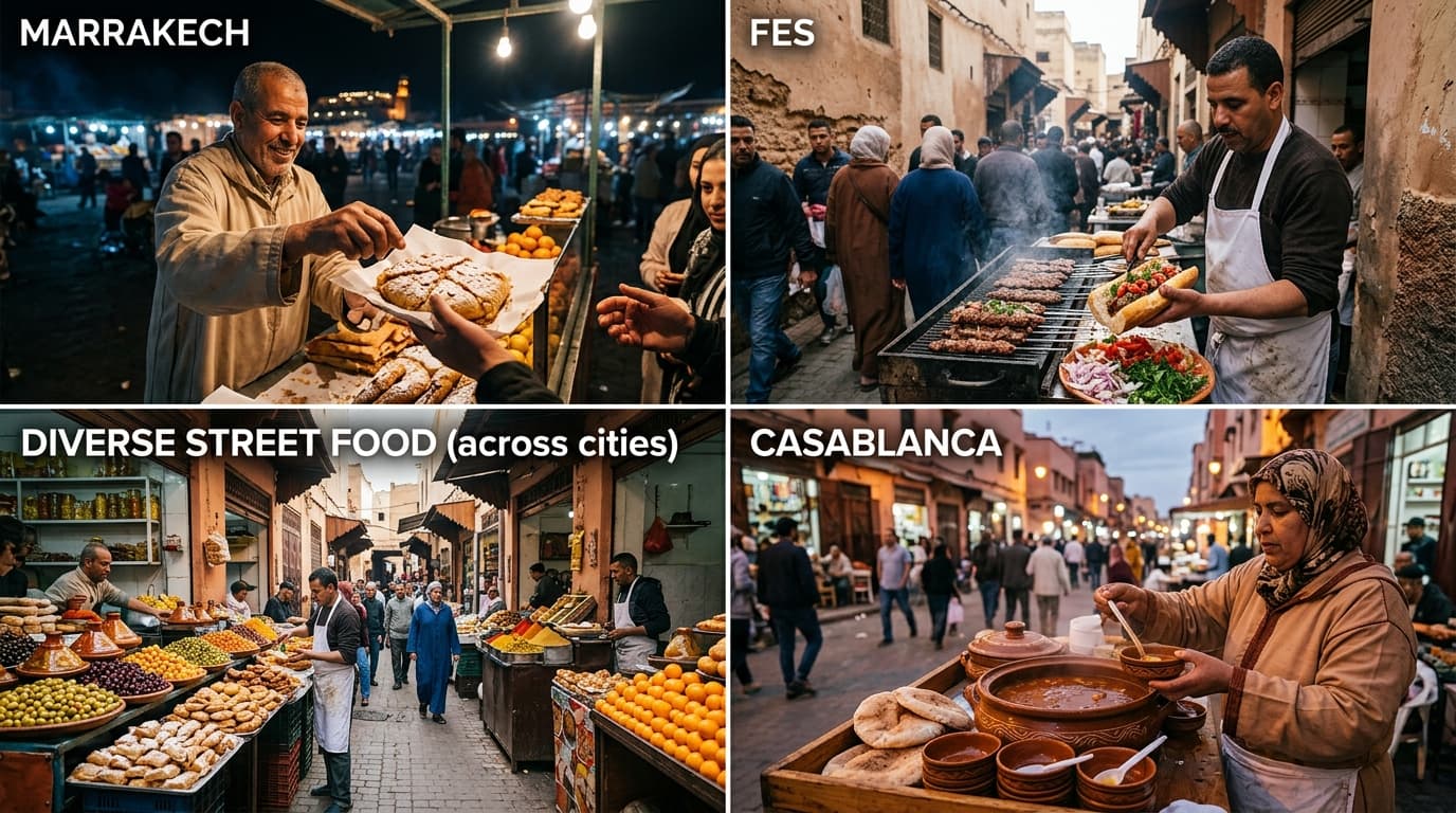 Street Food Across Morocco's Cities: A City-by-City Guide