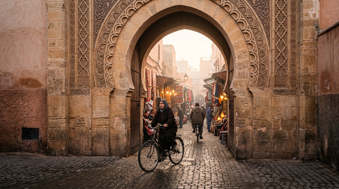 Marrakech Bike Tour — Medina Gates to Palmeraie