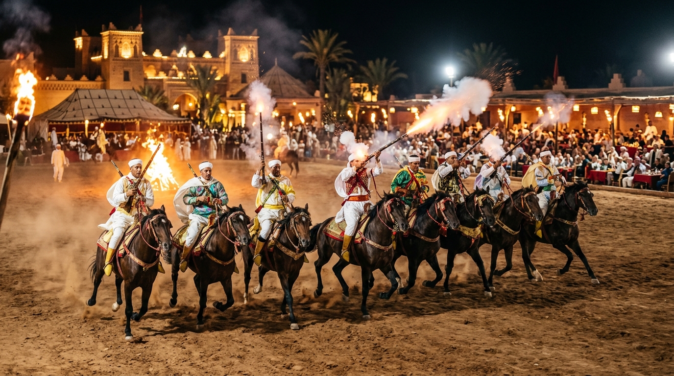 Chez Ali Fantasia Dinner Show Marrakech