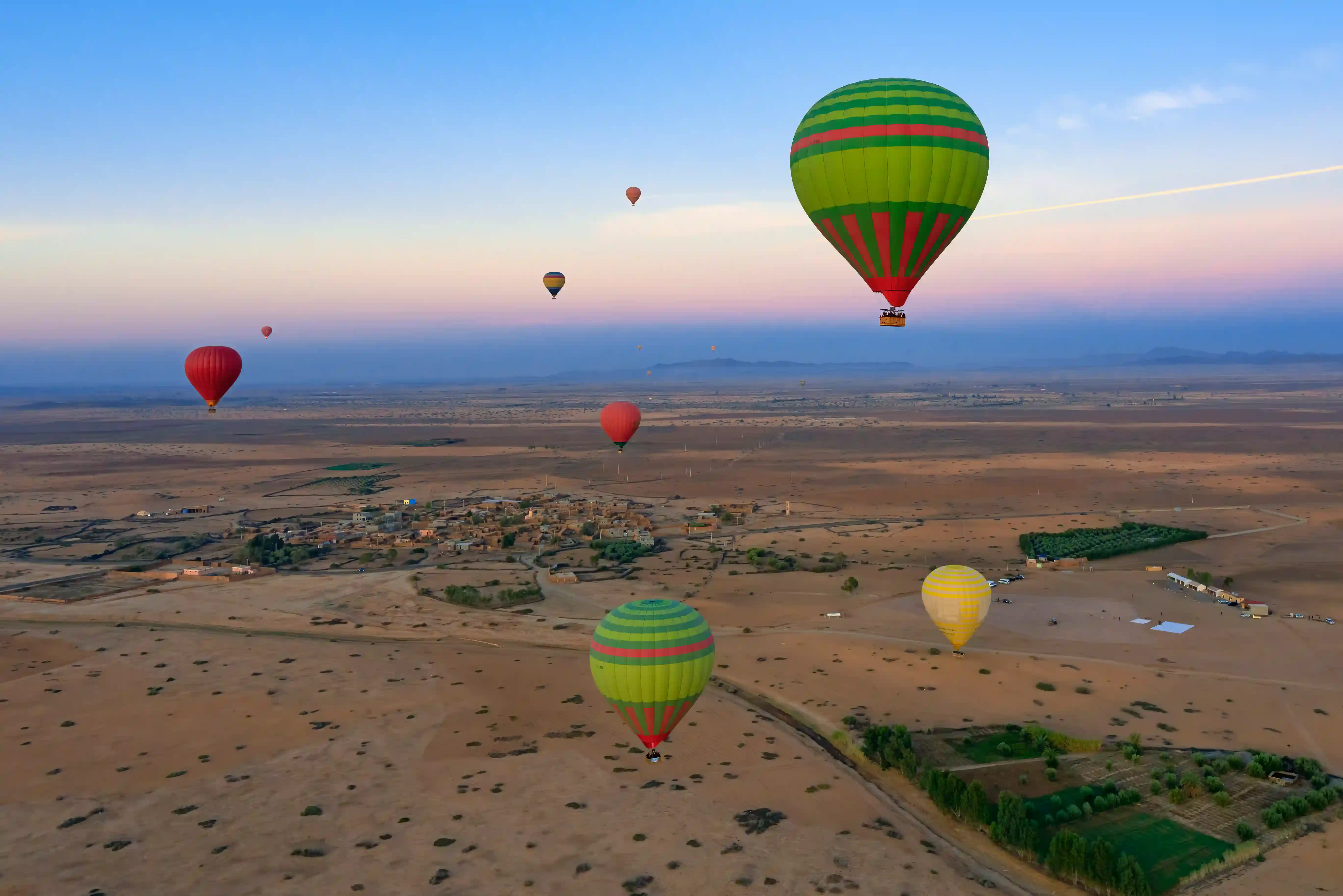 Hot Air Balloon Sunrise Over Marrakech — 4 Hours