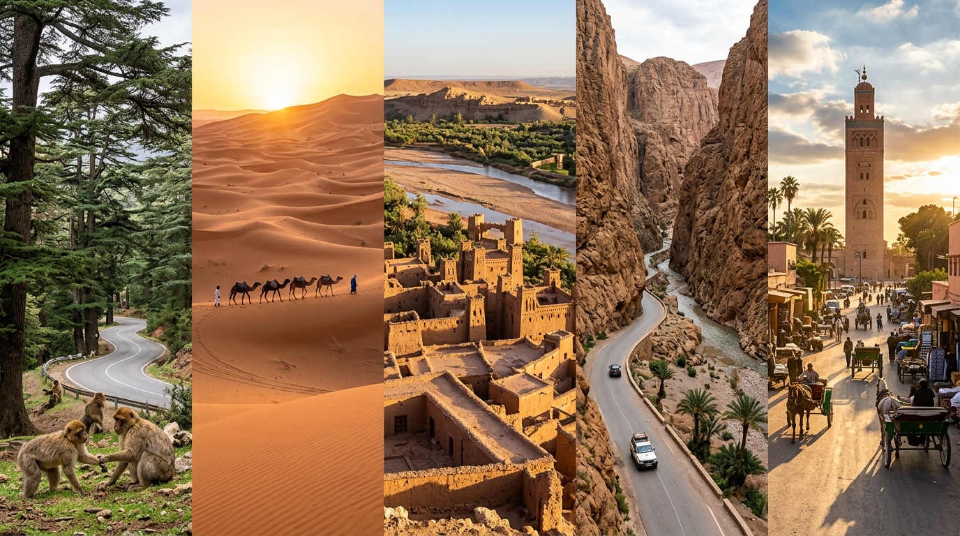 Desert Loop — Fes to Marrakech via Sahara — 7 Days