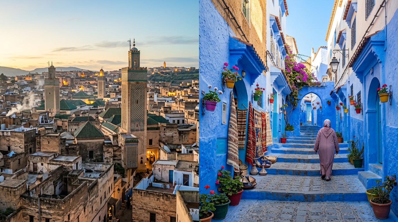 Fes to Chefchaouen Blue City — 2 Days