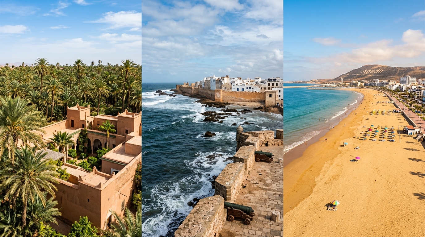 Marrakech Coastal Escape — Essaouira & Agadir — 3 Days