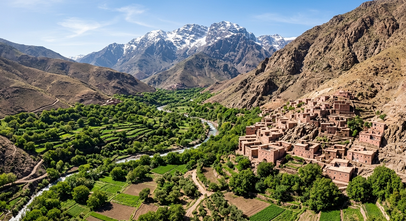 Ourika Valley & Waterfalls Day Trip from Marrakech