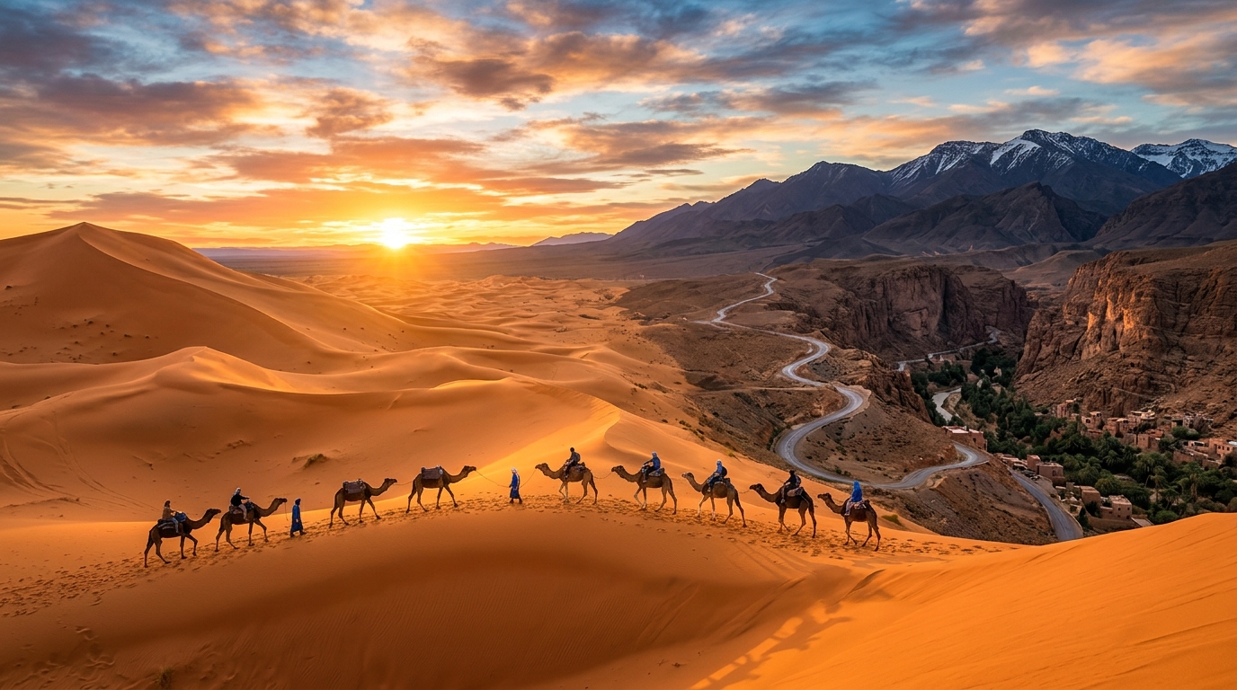 Sahara Desert & Atlas Mountains Circuit — 6 Days