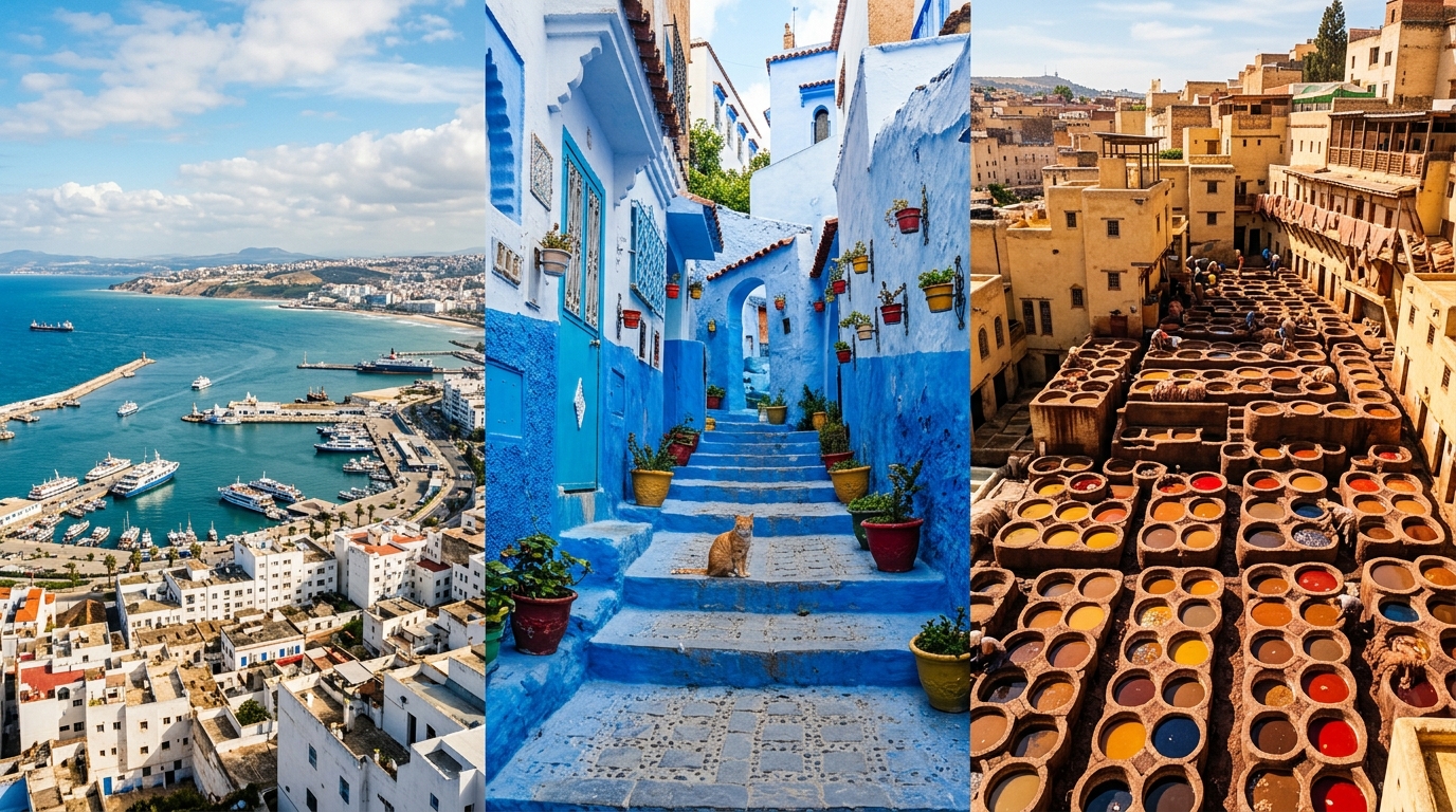 Tangier to Fes via Chefchaouen — 3 Days