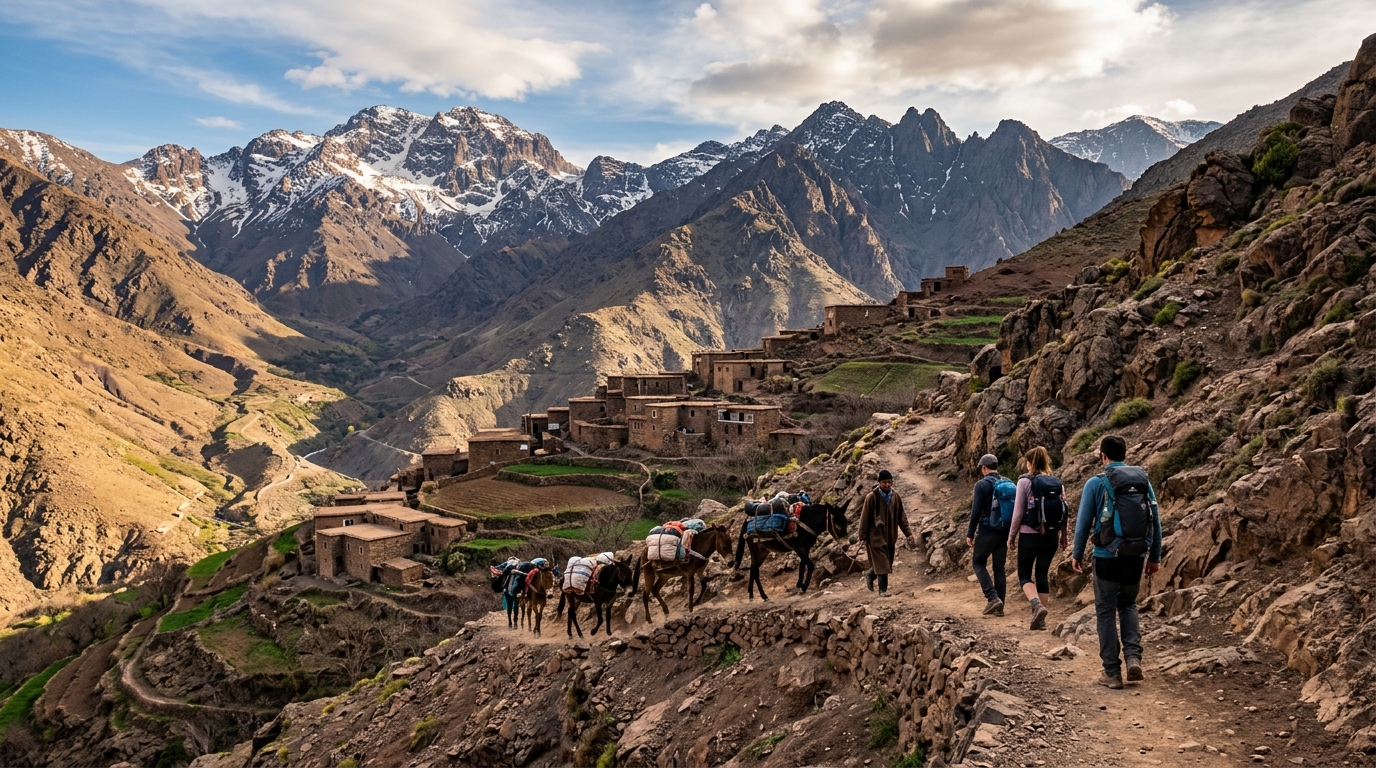 Atlas Trekking Circuit — Toubkal to M'Goun — 7 Days